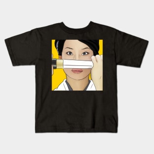 Lucy Liu on Kill Bill Kids T-Shirt